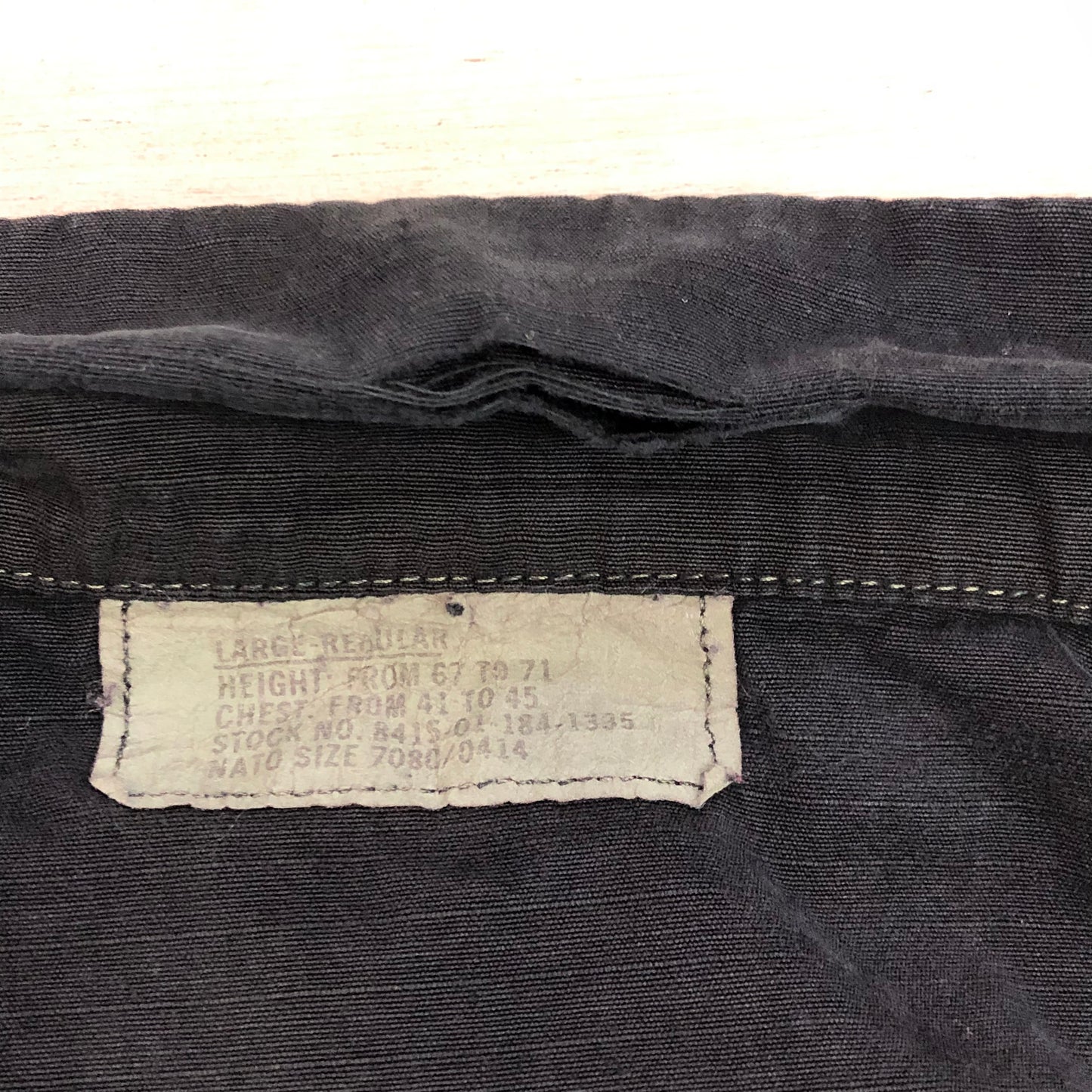 Deep Black US.Military BDU Jacket A0407014 (L~XL相当)