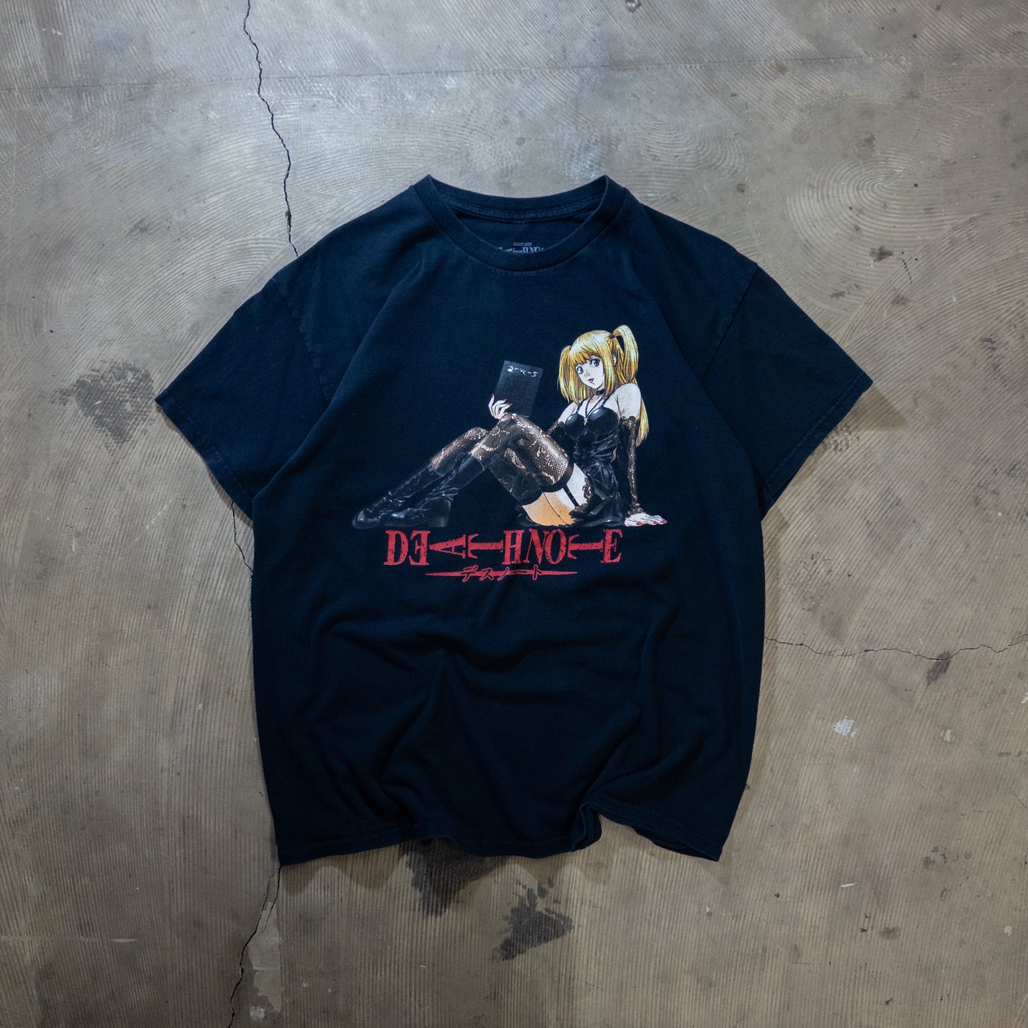 DEATH NOTE デスノート 弥海砂 ミサミサ アニメTシャツ ブラック L