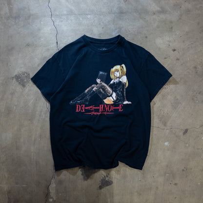 DEATH NOTE デスノート 弥海砂 ミサミサ アニメTシャツ ブラック L
