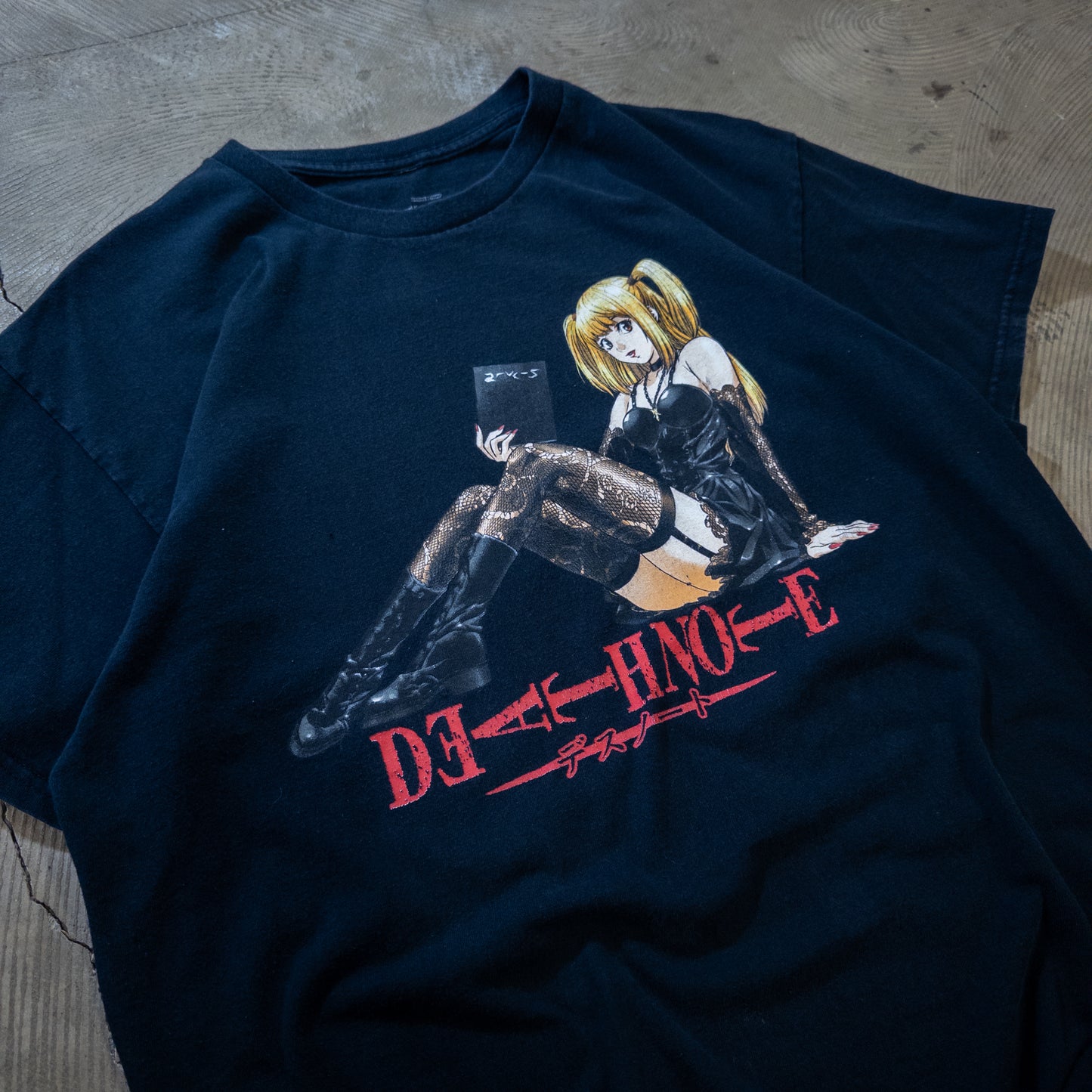 DEATH NOTE デスノート 弥海砂 ミサミサ アニメTシャツ ブラック L