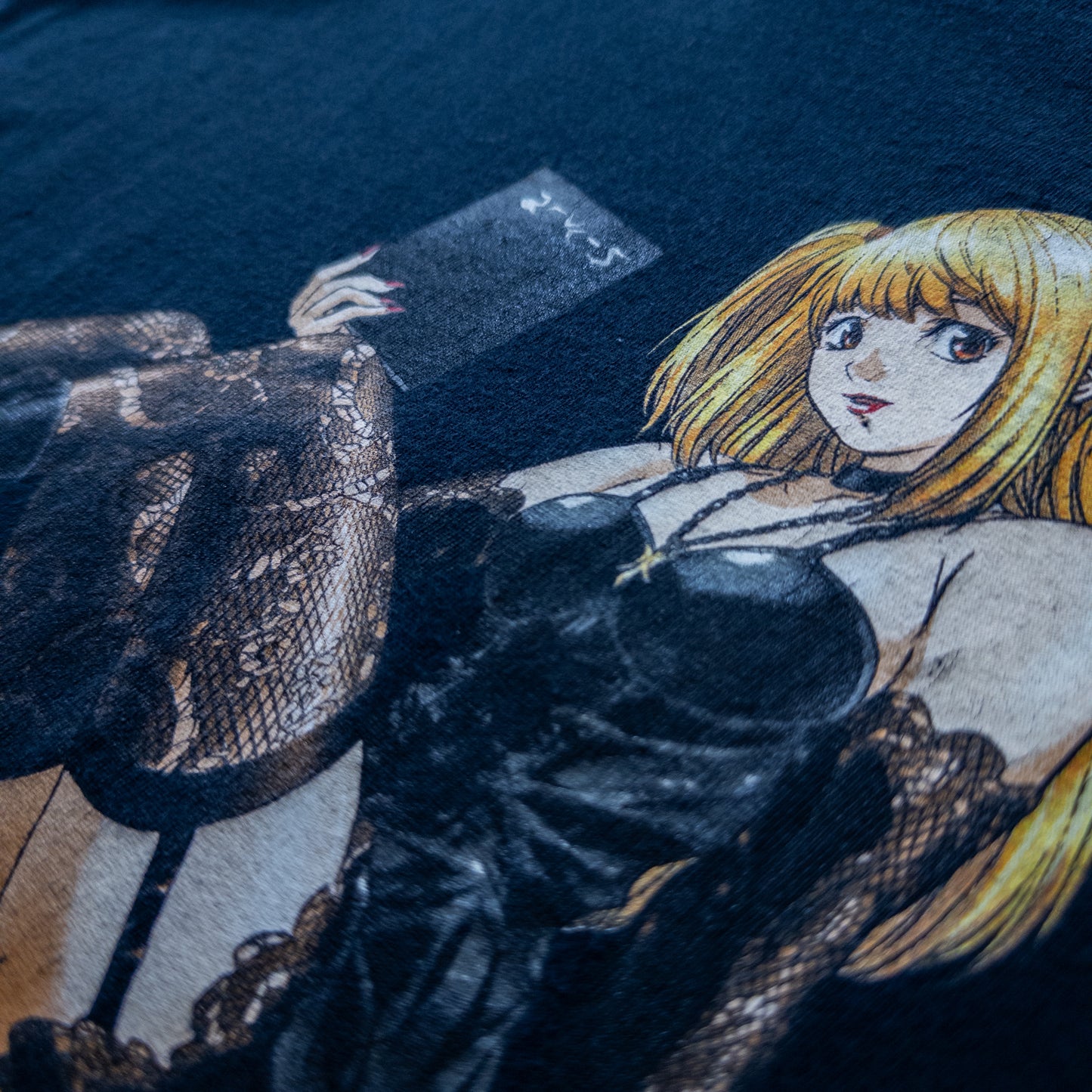 DEATH NOTE デスノート 弥海砂 ミサミサ アニメTシャツ ブラック L