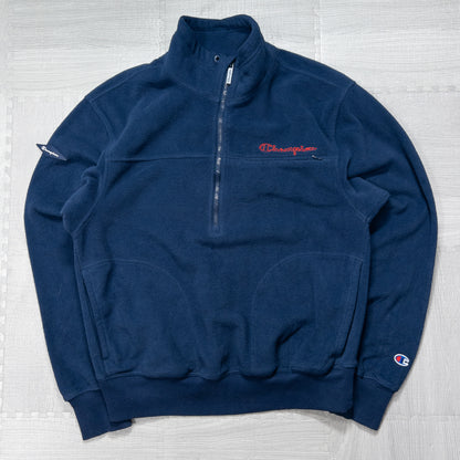 Champion チャンピオン ハーブジップスウェット ネイビー メンズＳ