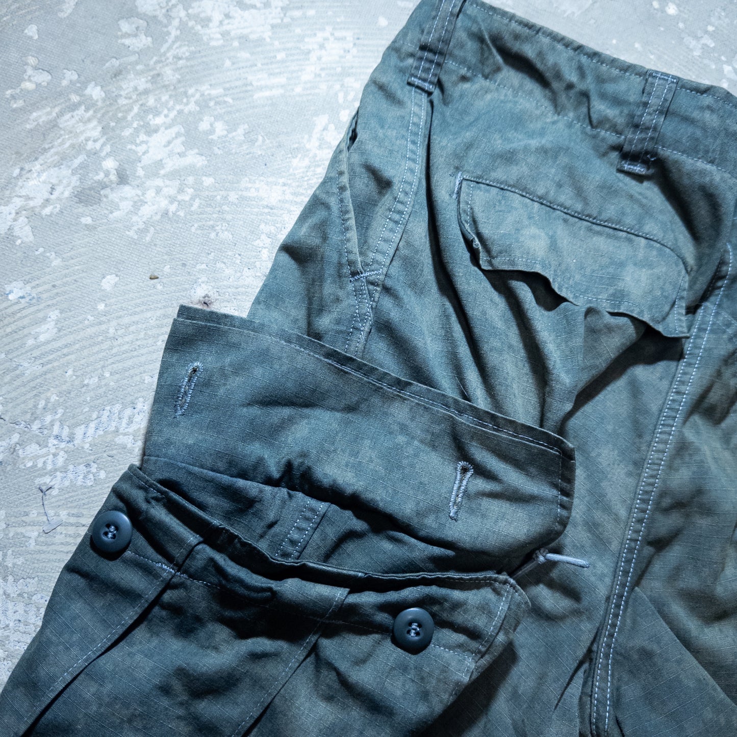 US.ARMY BDUデジタルカモパンツ 黒染め LARGE-LONG