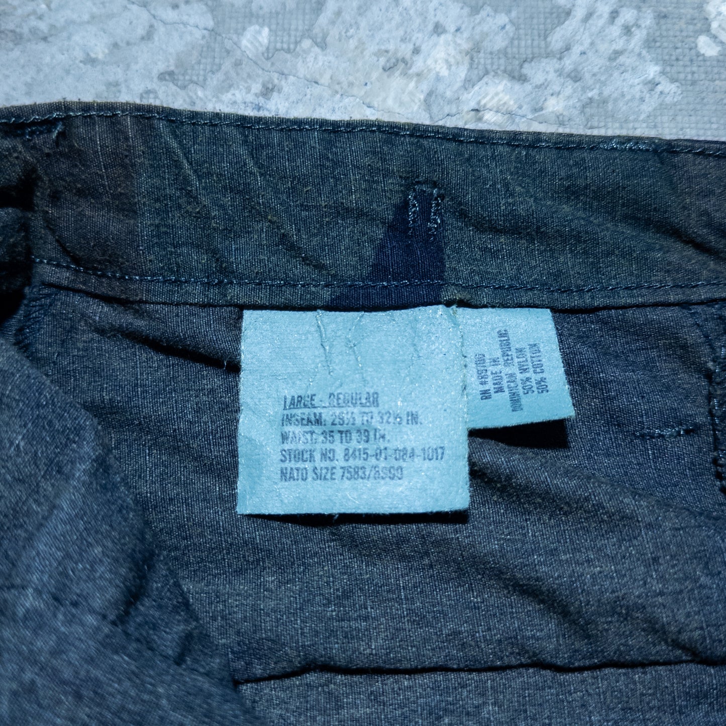 PROPPER BDUウッドランドカモパンツ 黒染め LARGE-REGULAR