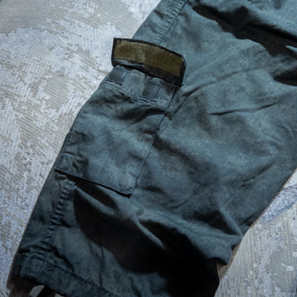 US.ARMY BDUウッドランドカモパンツ 黒染め LARGE-SHORT