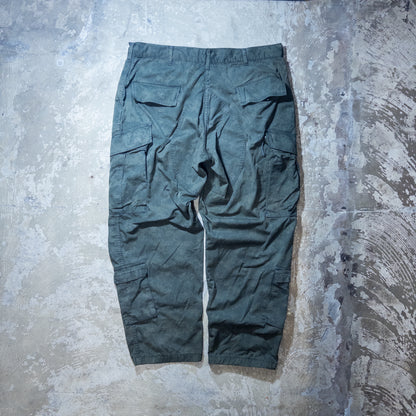 US.ARMY BDUウッドランドカモパンツ 黒染め LARGE-SHORT