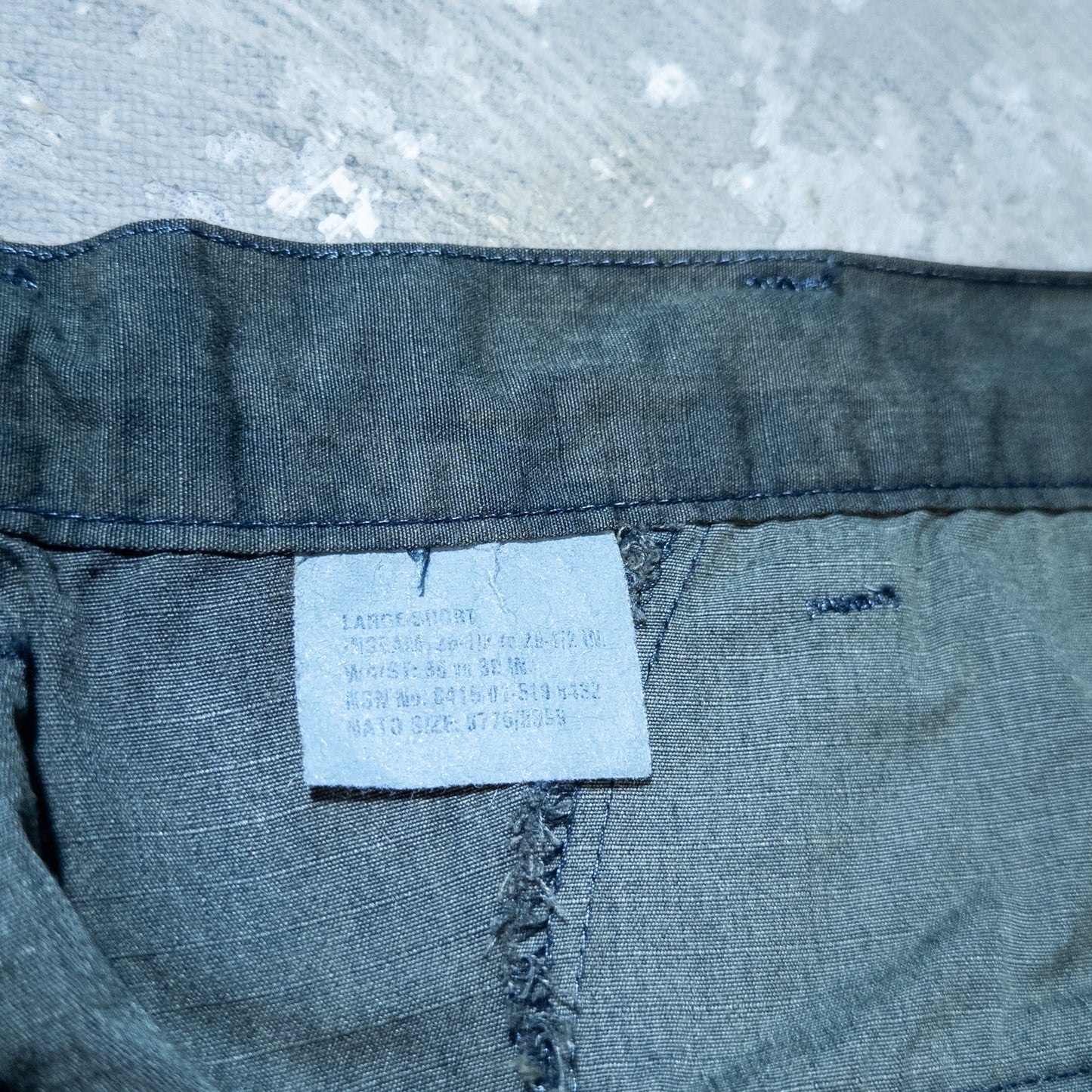 US.ARMY BDUウッドランドカモパンツ 黒染め LARGE-SHORT