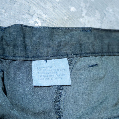 US.ARMY BDUウッドランドカモパンツ 黒染め LARGE-SHORT