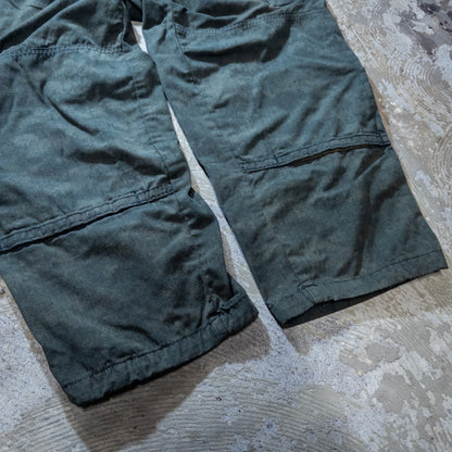 US.ARMY BDUウッドランドカモパンツ 黒染め LARGE-SHORT