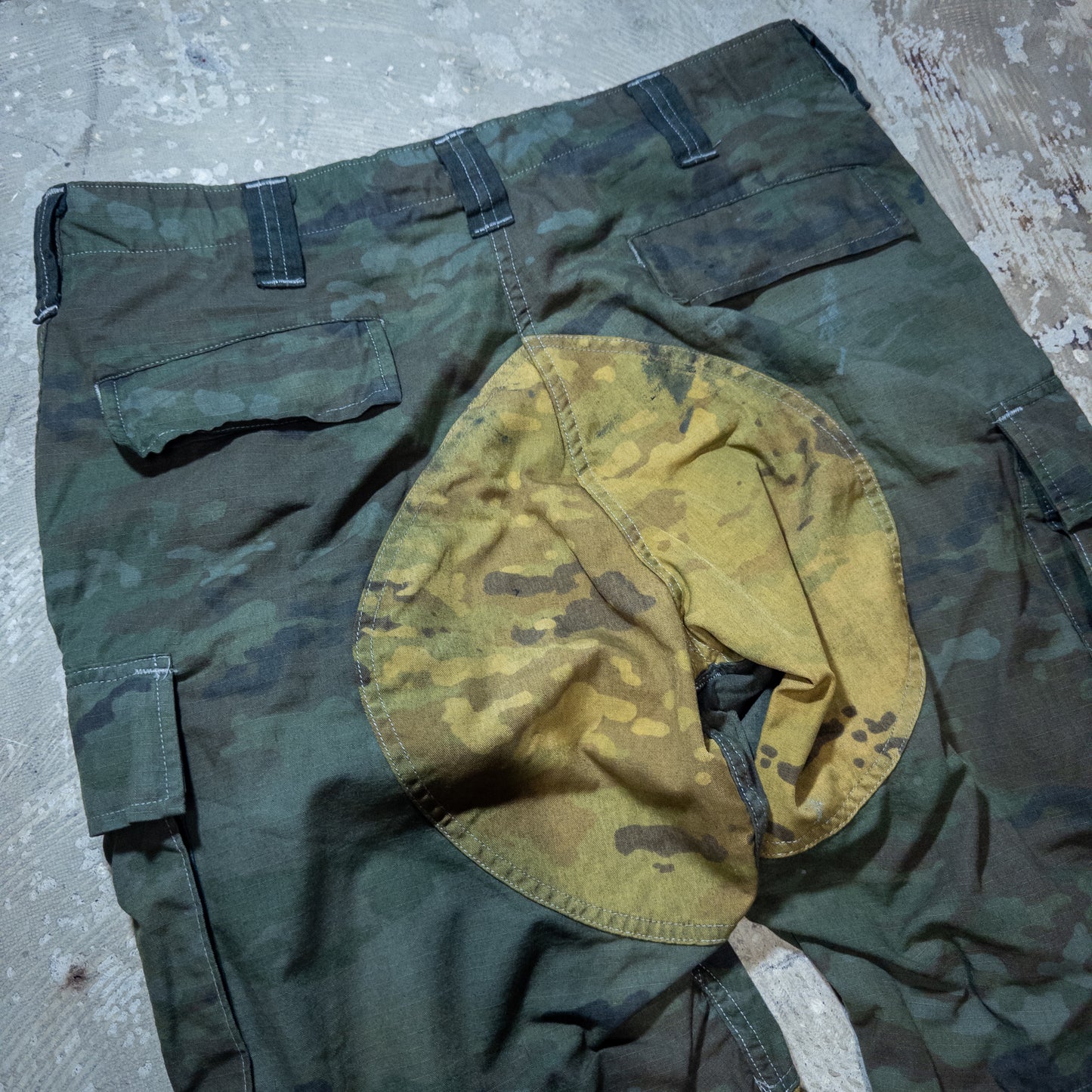 US.ARMY IHWCU ウッドランドカモパンツ 黒染め LARGE-REGULAR