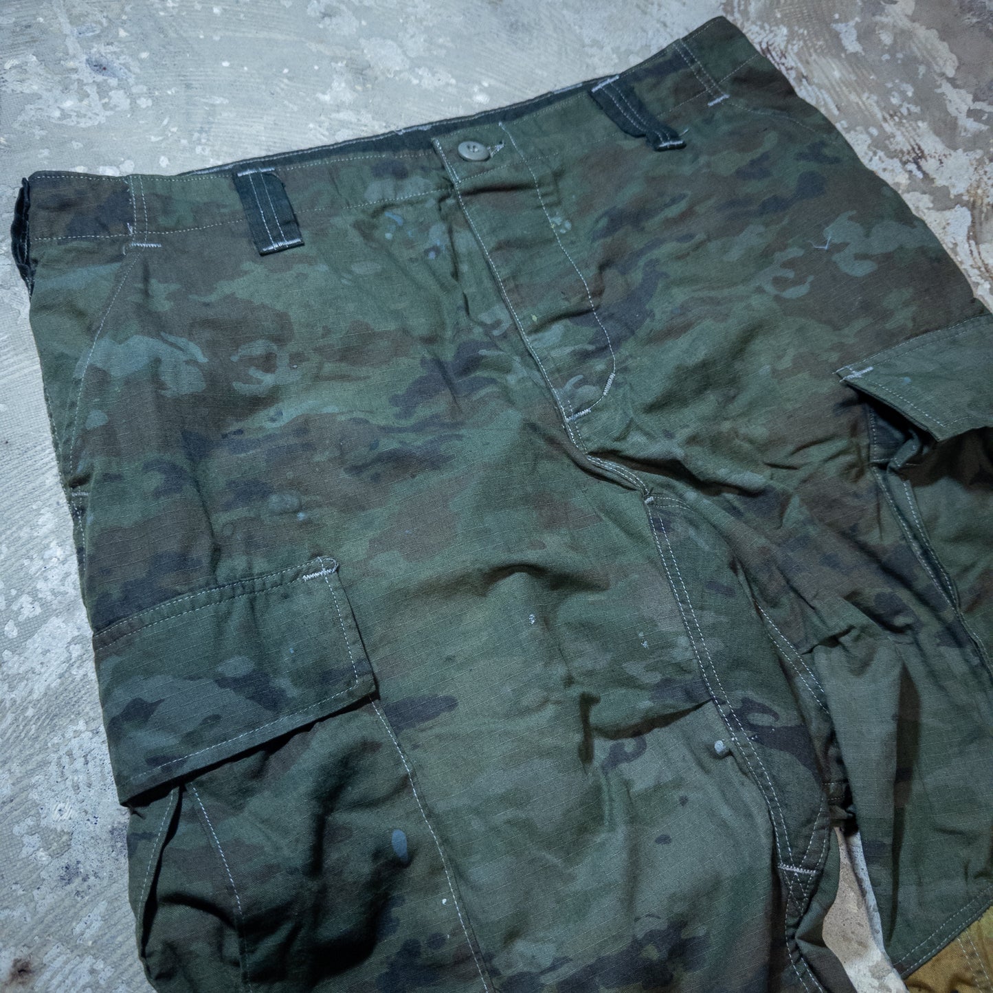 US.ARMY IHWCU ウッドランドカモパンツ 黒染め LARGE-REGULAR