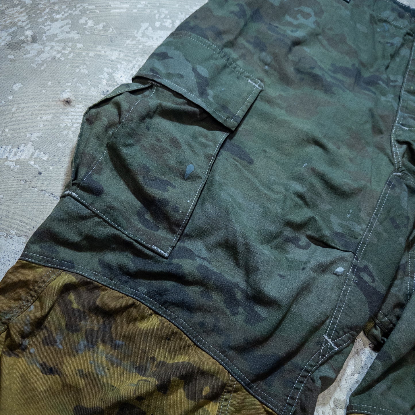 US.ARMY IHWCU ウッドランドカモパンツ 黒染め LARGE-REGULAR