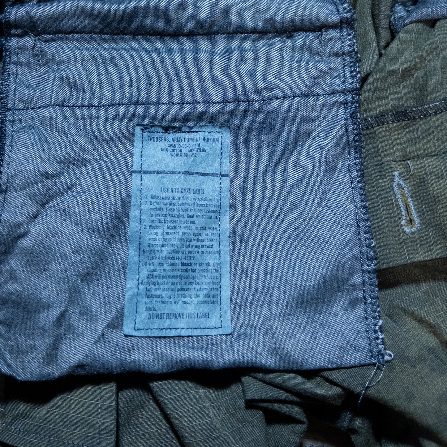 US.ARMY ACU WOOLRICH デジタルカモパンツ 黒染め MEDIUM-REGULAR
