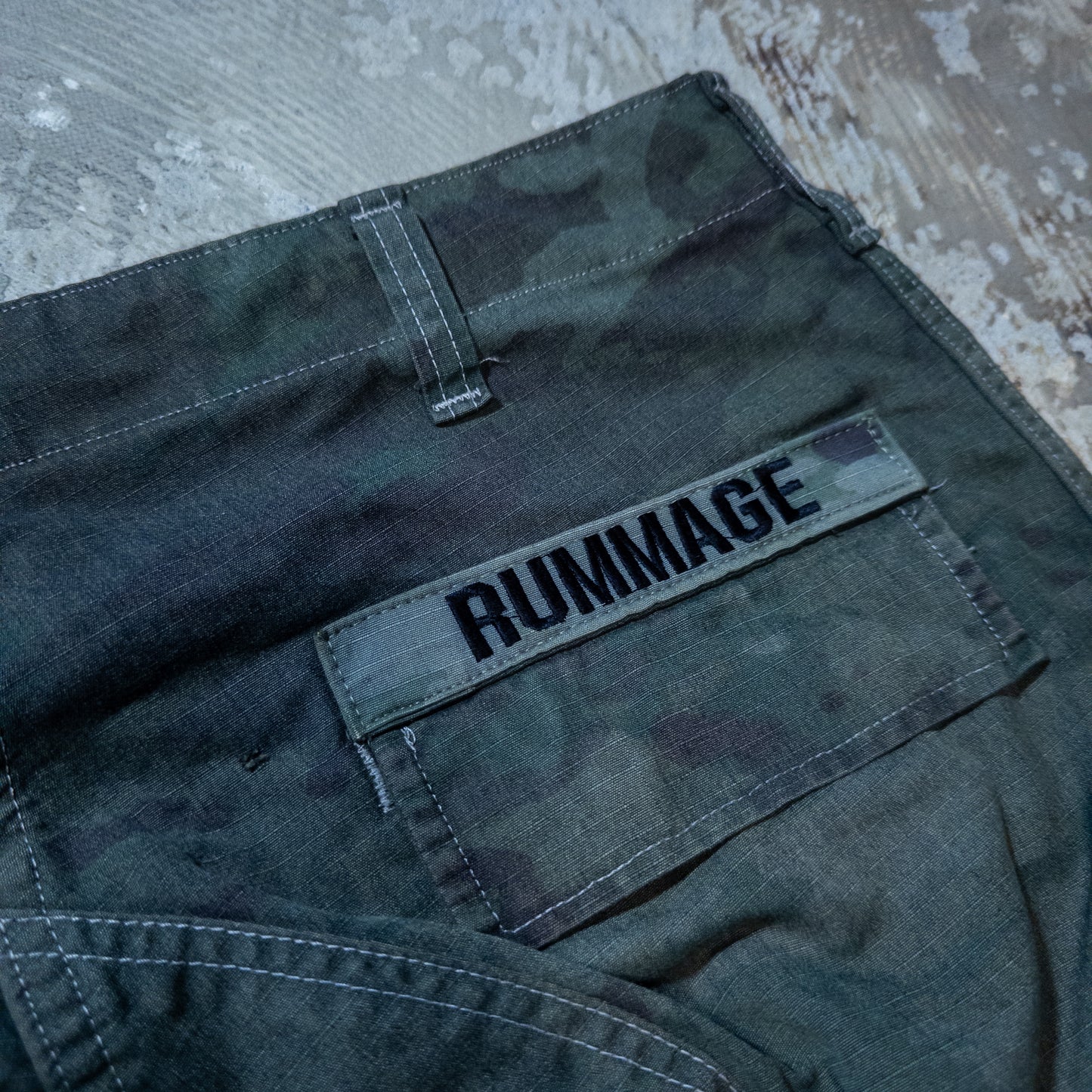 US.ARMY ACU ウッドランドカモパンツ 黒染め MEDIUM-REGULAR