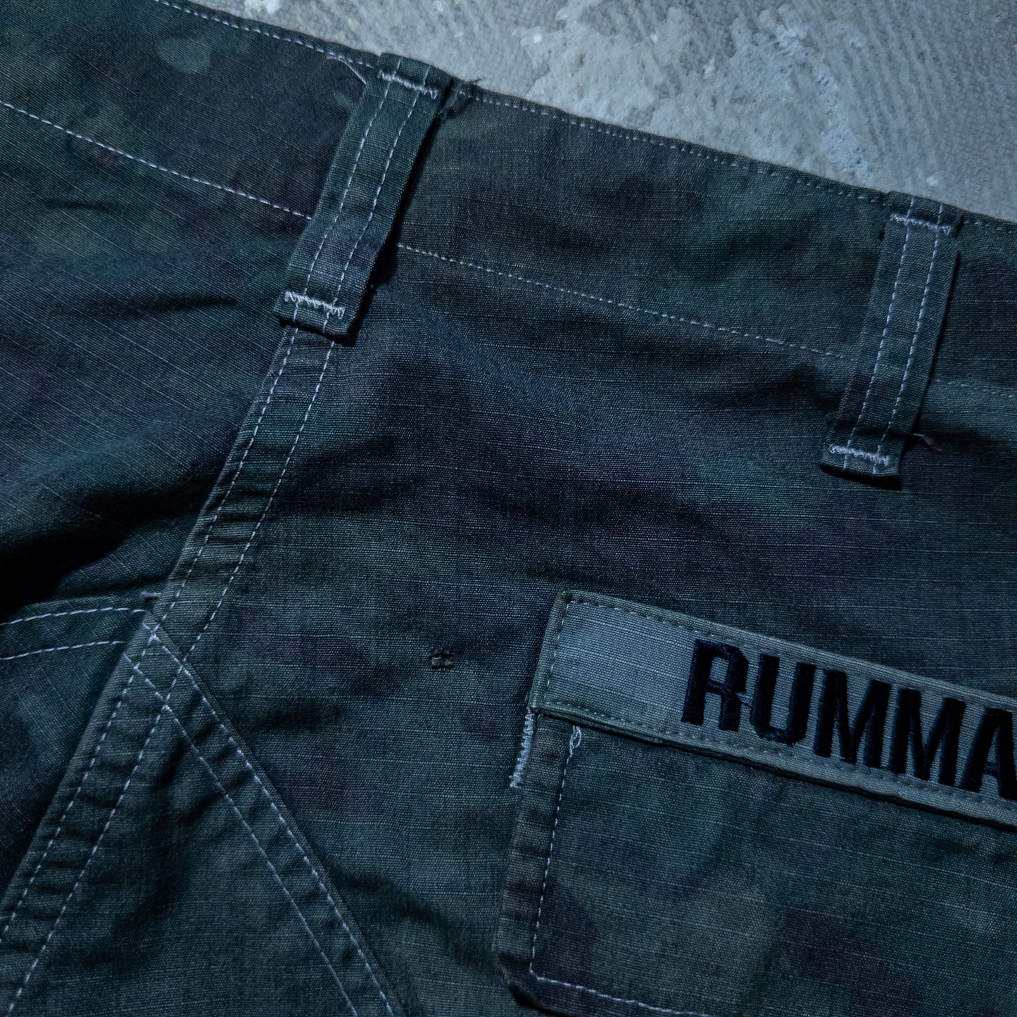 US.ARMY ACU ウッドランドカモパンツ 黒染め MEDIUM-REGULAR