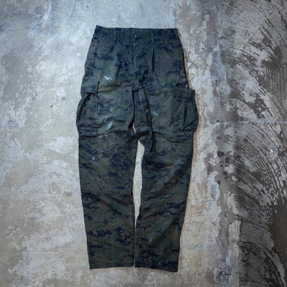 USMC MCCUU デジタルカモパンツ 黒染め SMALL-LONG