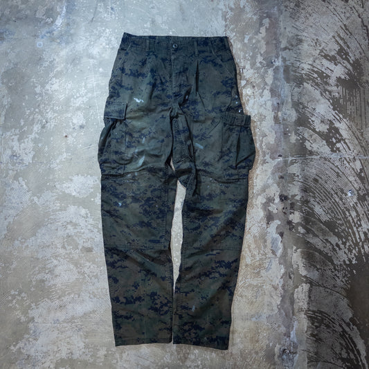 USMC MCCUU デジタルカモパンツ 黒染め SMALL-LONG