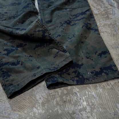 USMC MCCUU デジタルカモパンツ 黒染め SMALL-LONG