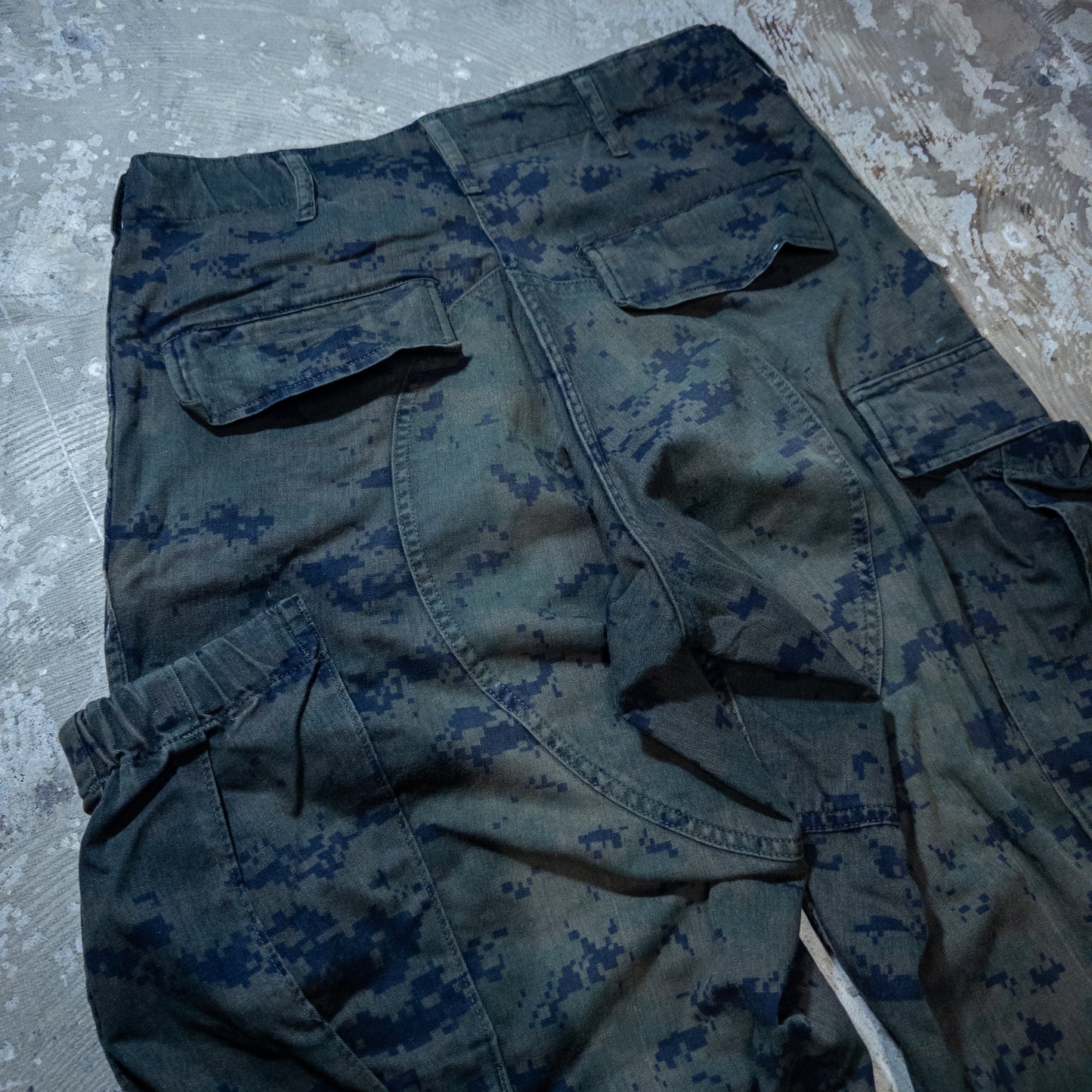 USMC MCCUU デジタルカモパンツ 黒染め SMALL-LONG