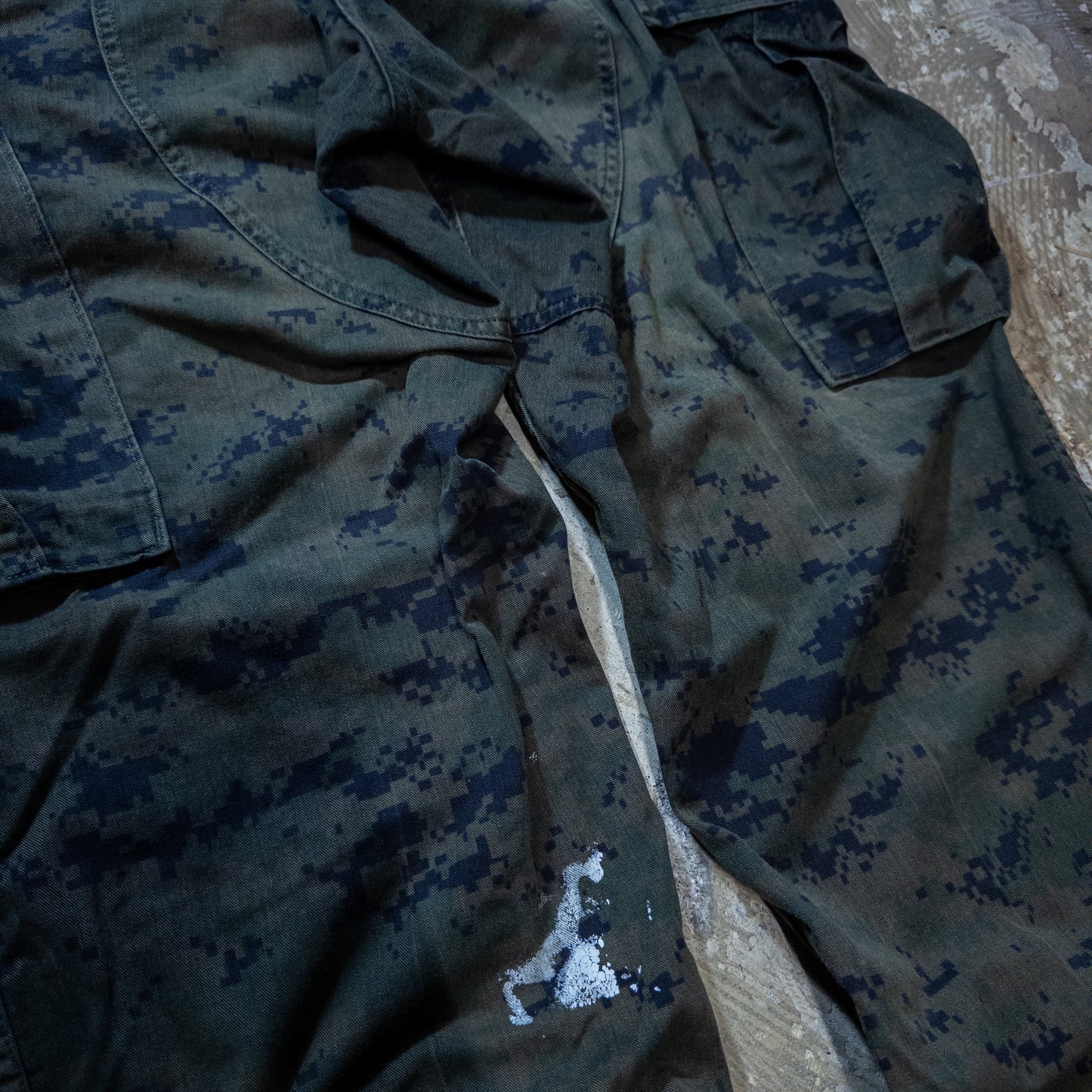 USMC MCCUU デジタルカモパンツ 黒染め SMALL-LONG