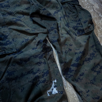 USMC MCCUU デジタルカモパンツ 黒染め SMALL-LONG