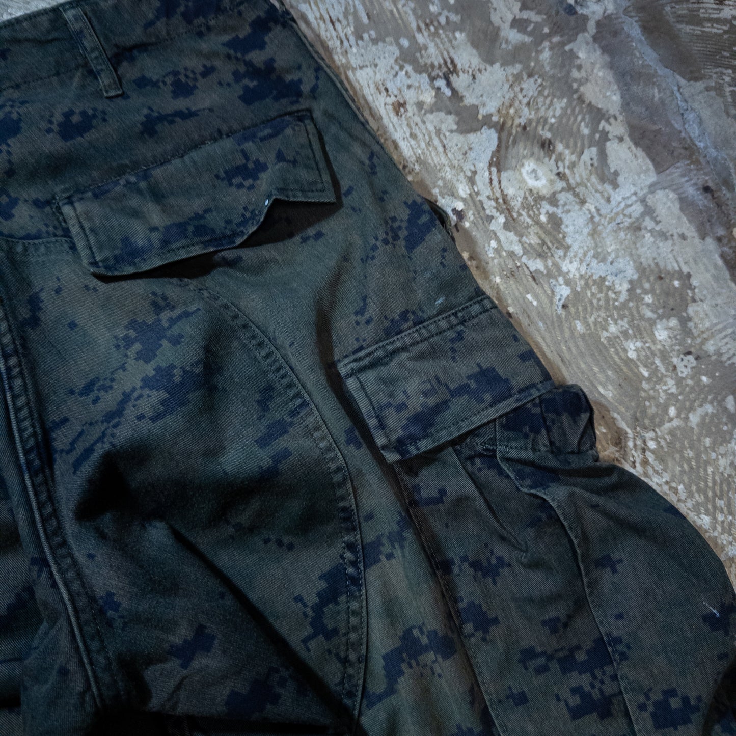 USMC MCCUU デジタルカモパンツ 黒染め SMALL-LONG