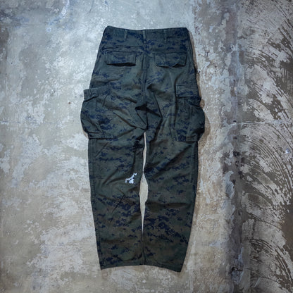 USMC MCCUU デジタルカモパンツ 黒染め SMALL-LONG
