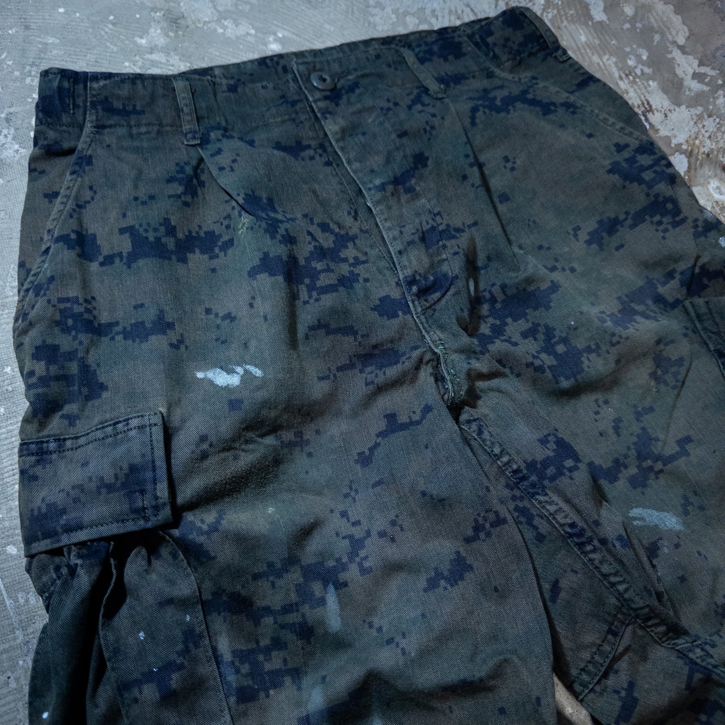 USMC MCCUU デジタルカモパンツ 黒染め SMALL-LONG