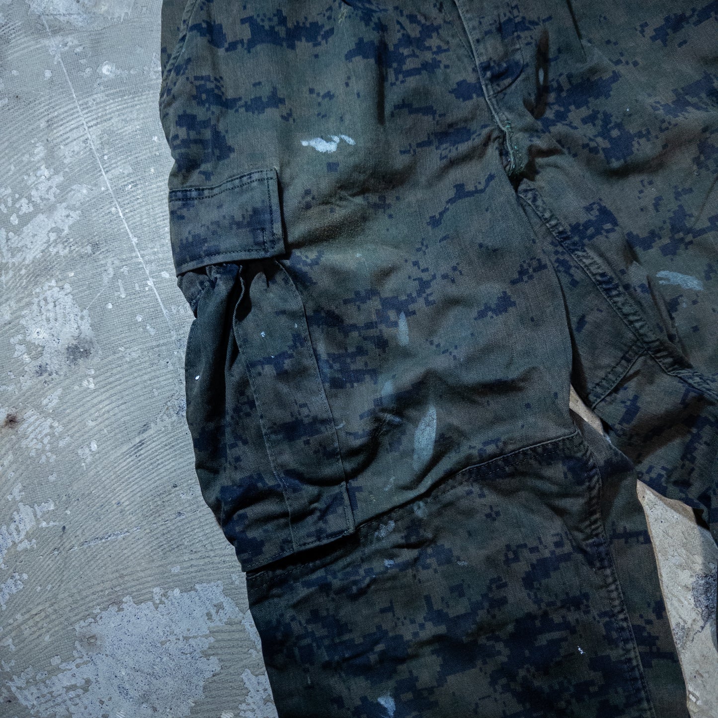 USMC MCCUU デジタルカモパンツ 黒染め SMALL-LONG