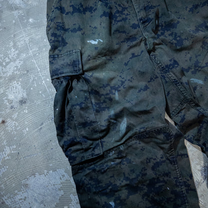 USMC MCCUU デジタルカモパンツ 黒染め SMALL-LONG