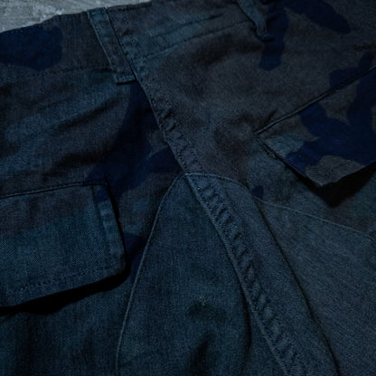 US.ARMY BDU ウッドランドカモパンツ 黒染め SMALL-LONG