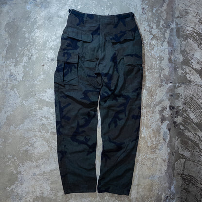 US.ARMY BDU ウッドランドカモパンツ 黒染め SMALL-LONG