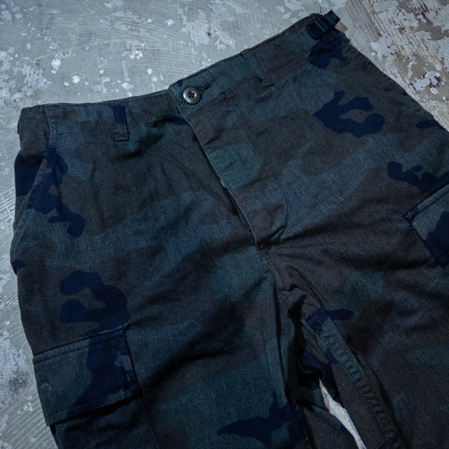 US.ARMY BDU ウッドランドカモパンツ 黒染め SMALL-LONG