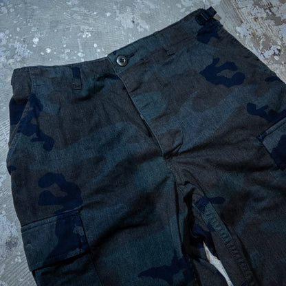US.ARMY BDU ウッドランドカモパンツ 黒染め SMALL-LONG
