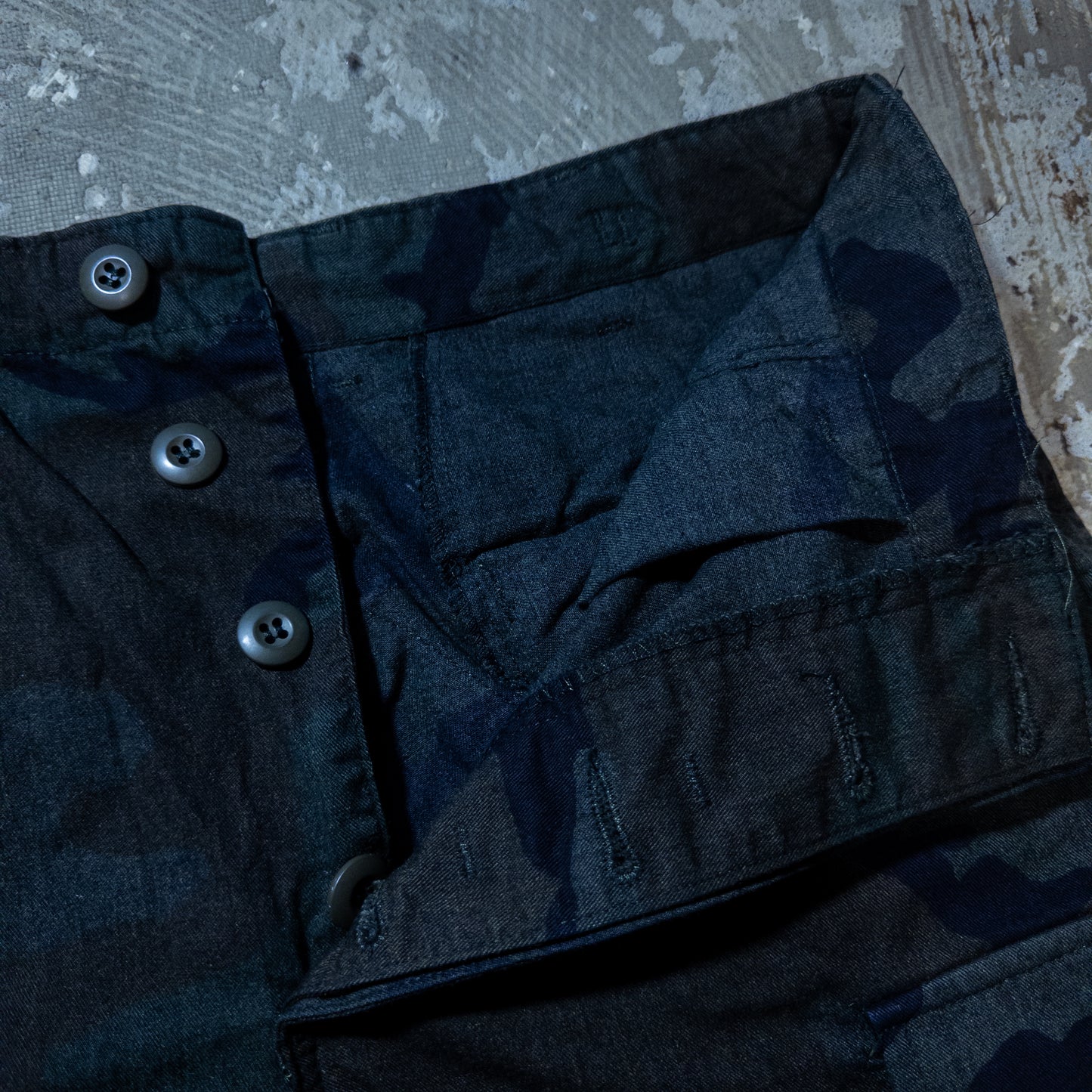 US.ARMY BDU ウッドランドカモパンツ 黒染め SMALL-LONG