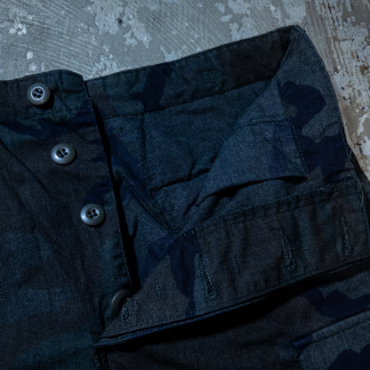 US.ARMY BDU ウッドランドカモパンツ 黒染め SMALL-LONG