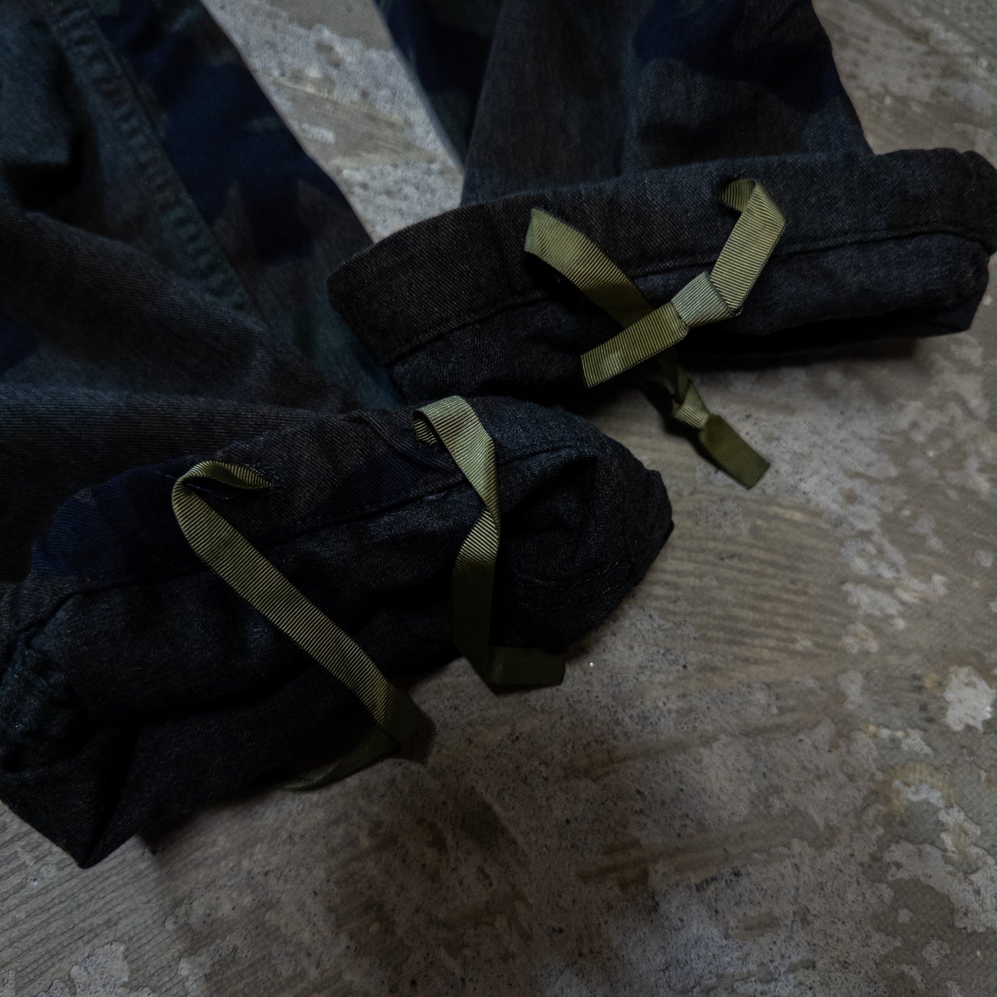 US.ARMY BDU ウッドランドカモパンツ 黒染め SMALL-LONG