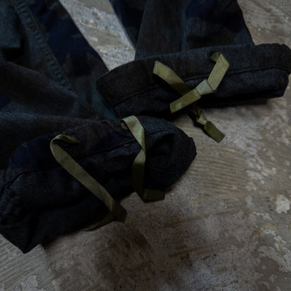 US.ARMY BDU ウッドランドカモパンツ 黒染め SMALL-LONG