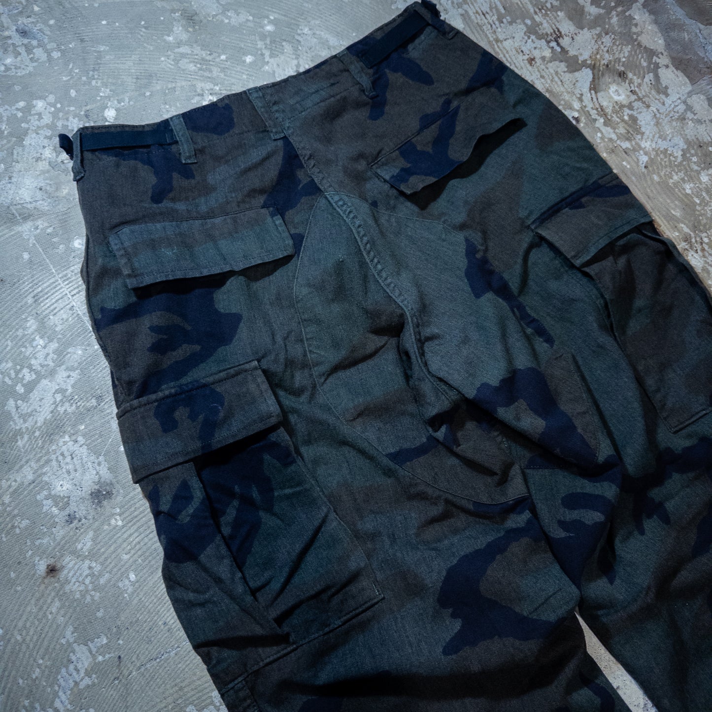 US.ARMY BDU ウッドランドカモパンツ 黒染め SMALL-LONG