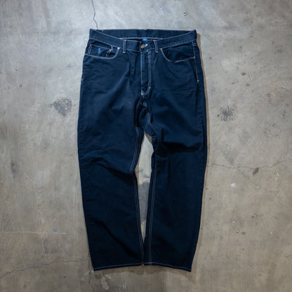 Polo Ralph Lauren ポロラルフローレン 650 STRAIGHT 黒染め コットンツイル 5ポケット チノパンツ