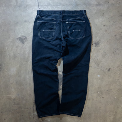 Polo Ralph Lauren ポロラルフローレン 650 STRAIGHT 黒染め コットンツイル 5ポケット チノパンツ