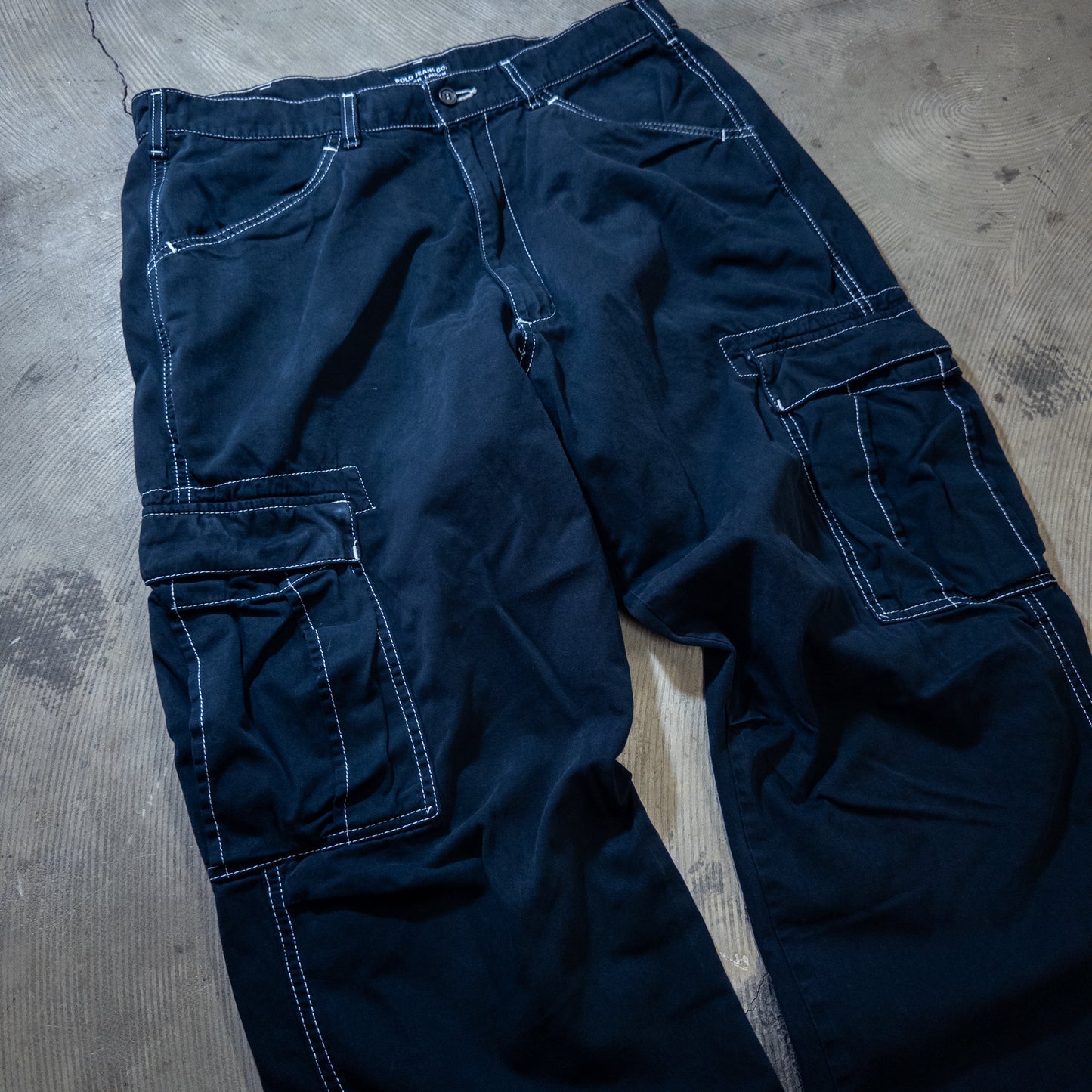 90-00年代 Polo Jeans Co. Ralph Lauren FREIGHTER コットン カーゴパンツ 33×32