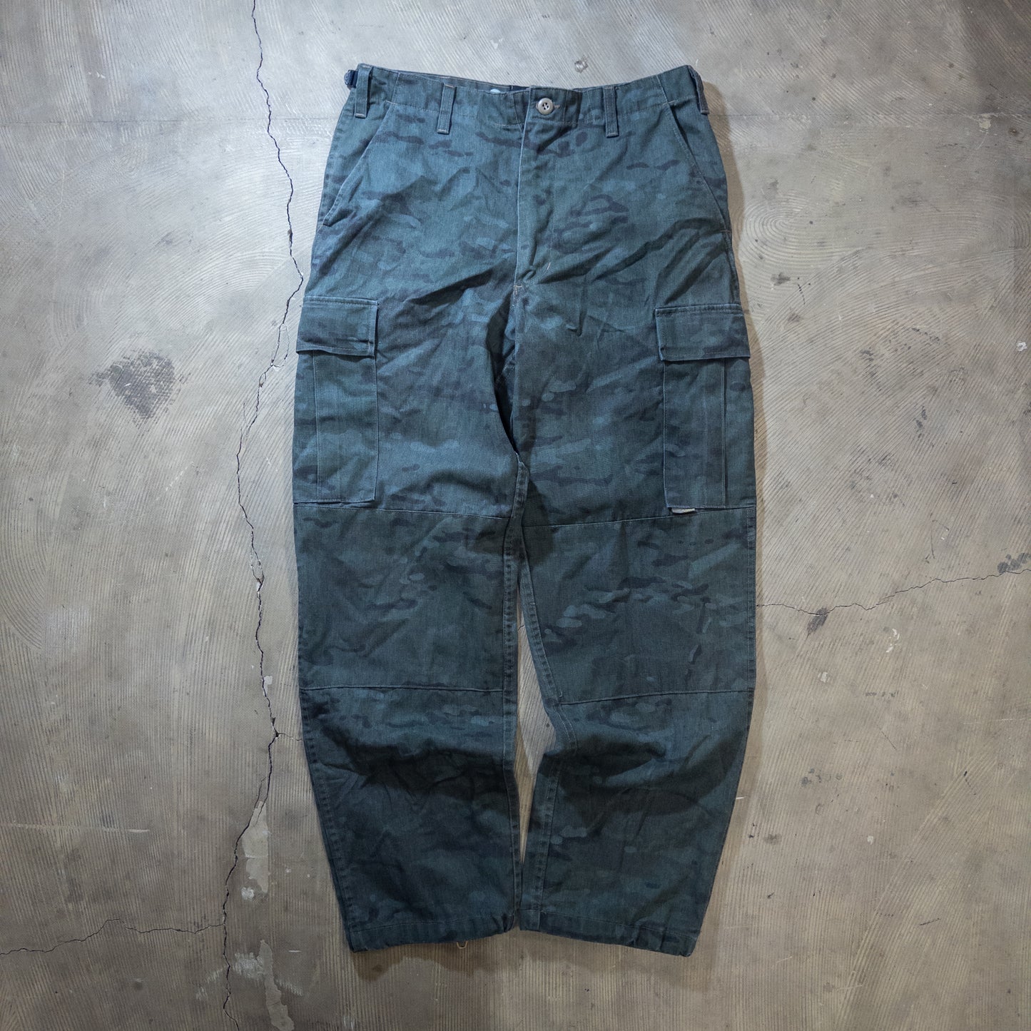 TRU-SPEC BDU カーゴパンツ カモ柄 黒染め MEDIUM-REGULAR