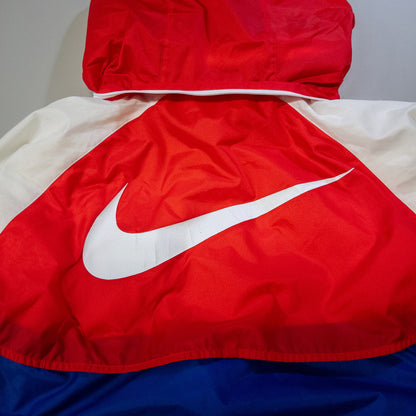 [メンズXXL] 00年代 Nike/ナイキ ナイロンジャケット ウィンドランナー ビッグスウッシュ