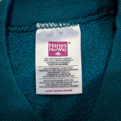 [メンズXL] 80〜90年代 Hanes/ヘインズ スウェット トレーナー 無地 ラグランスリーブ ブランクスウェット