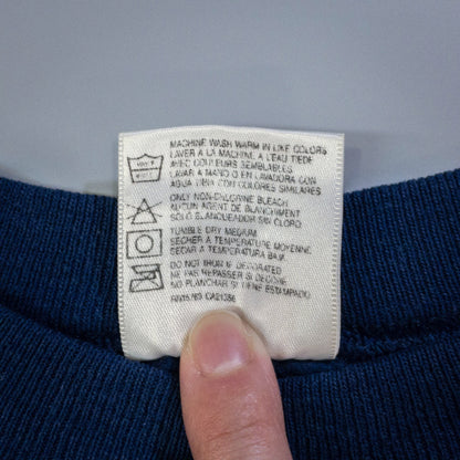 [メンズXXL] 90〜00年代 Hanes/ヘインズ スウェット トレーナー 無地 ラグランスリーブ
