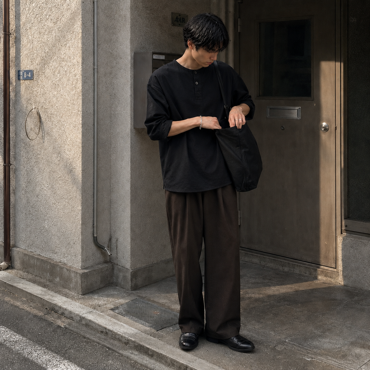 "Deep Black" Dead Stock 70s Soviet Army Sleeping Shirts