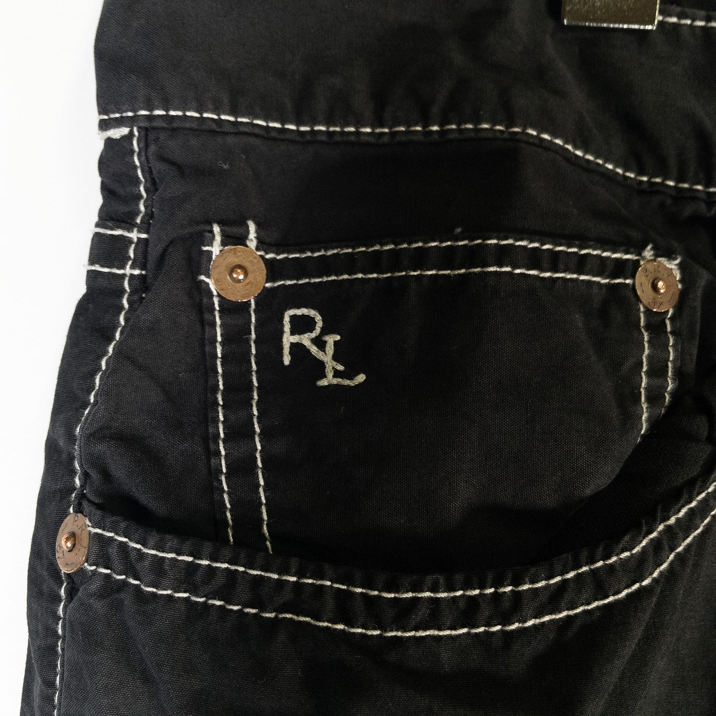 [メンズW33] 00年代 Polo Ralph Lauren/ポロラルフローレン チノパン 黒染め