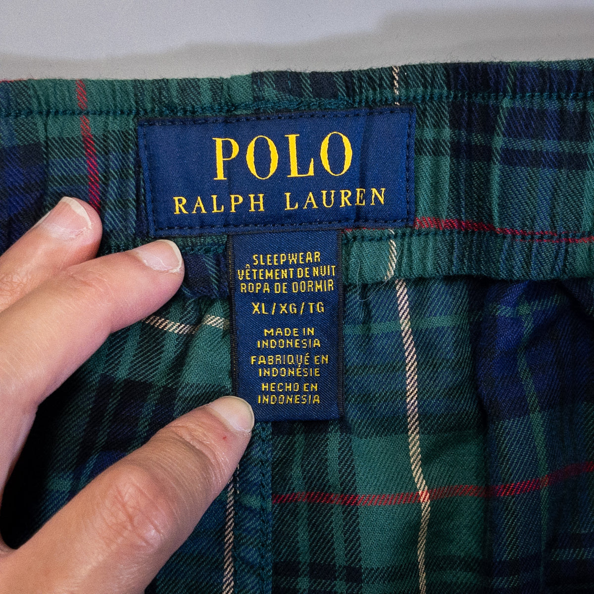 [メンズW31] 00年代 Polo Ralph Lauren/ポロラルフローレン イージーパンツ スリーピングパンツ パジャマパンツ ブラックウォッチ
