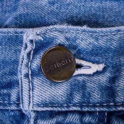 [メンズW39] 00年代 Carhartt/カーハート デニム ジーンズ ペインターパンツ オーバーサイズ 裾上げ